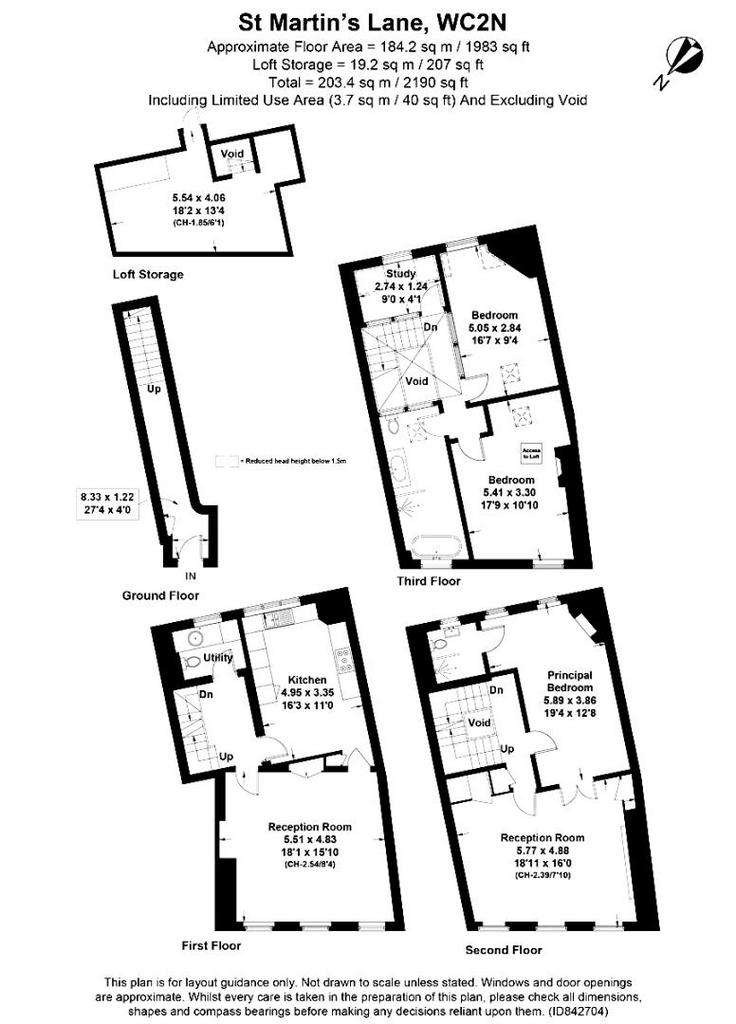 3 bedroom flat to rent - floorplan