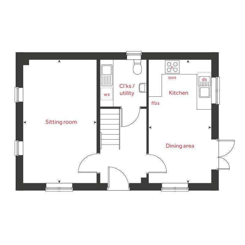 3 bedroom detached house for sale - floorplan