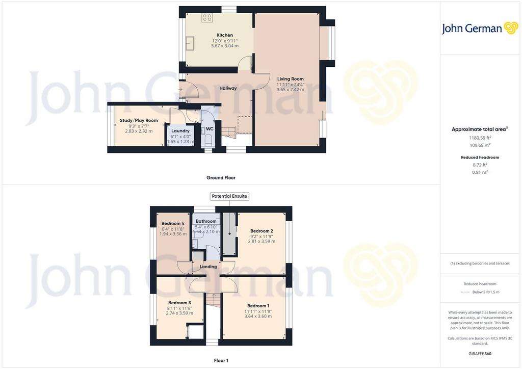 4 bedroom detached house for sale - floorplan