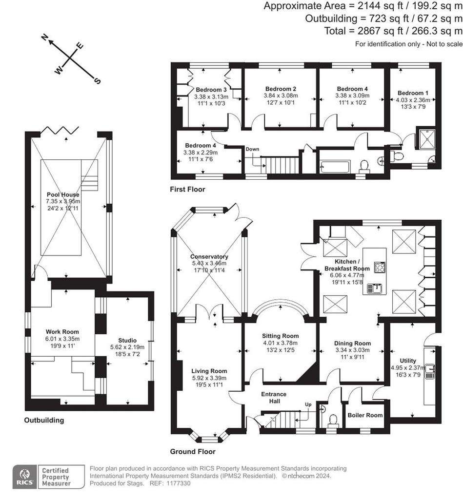 5 bedroom detached house for sale - floorplan