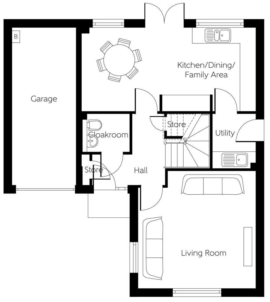 4 bedroom detached house for sale - floorplan