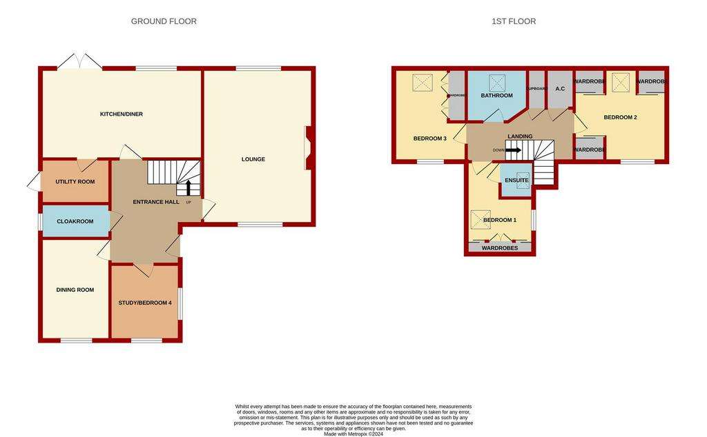 4 bedroom house for sale - floorplan