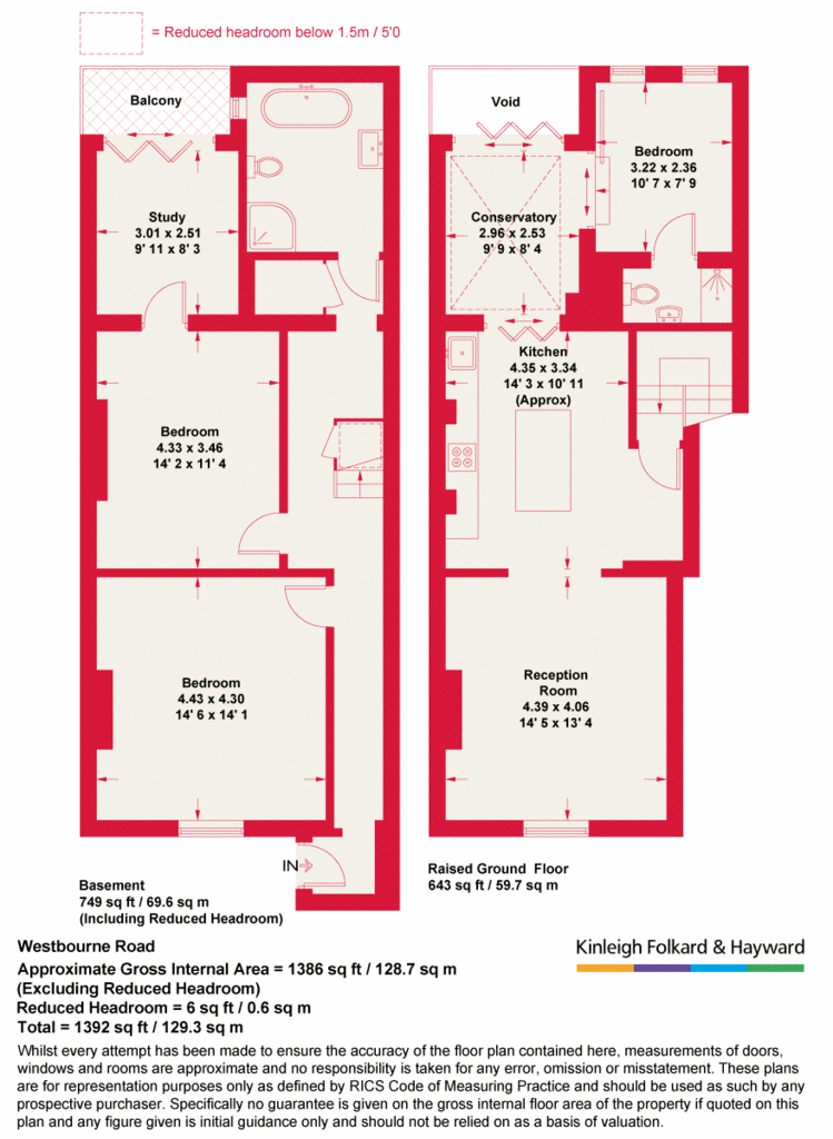 4 bedroom flat for sale - floorplan