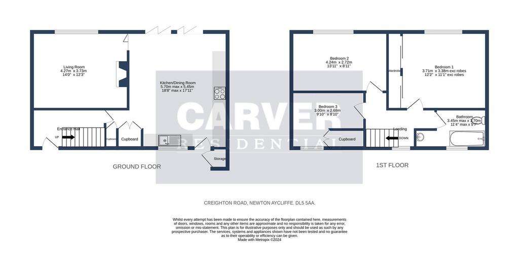 3 bedroom terraced house for sale - floorplan