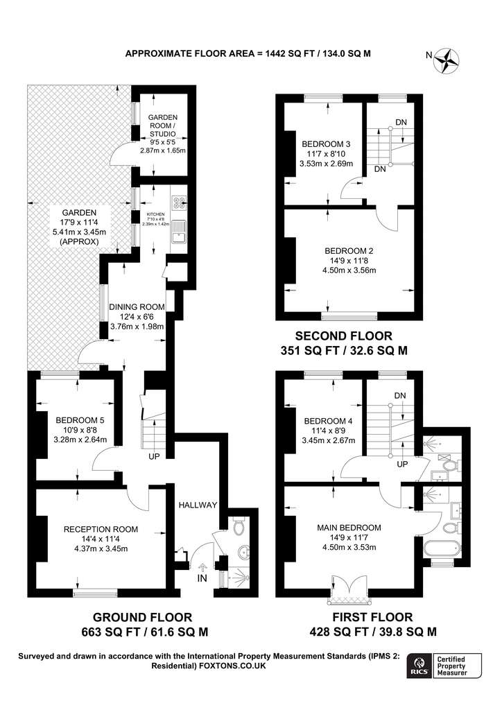 4 bedroom semi-detached house to rent - floorplan