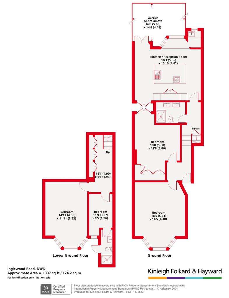 3 bedroom flat to rent - floorplan