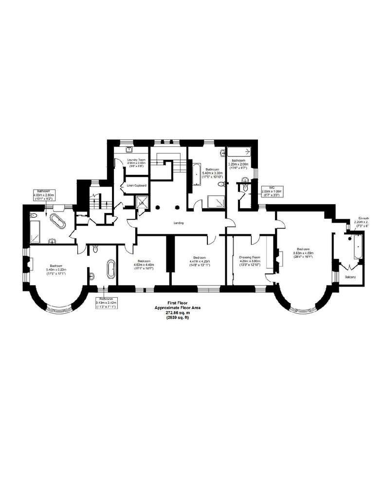 11 bedroom detached house for sale - floorplan