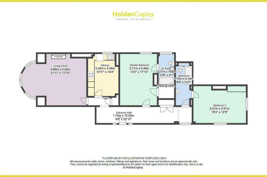 2 bedroom flat for sale - floorplan