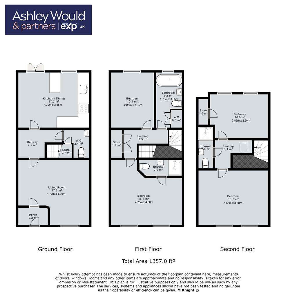 4 bedroom town house for sale - floorplan