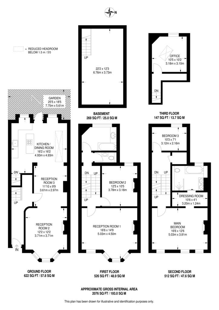 4 bedroom house to rent - floorplan