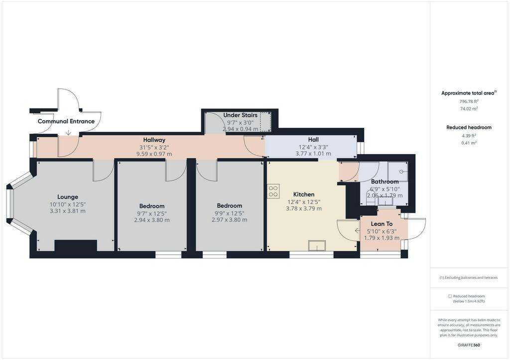 2 bedroom flat for sale - floorplan