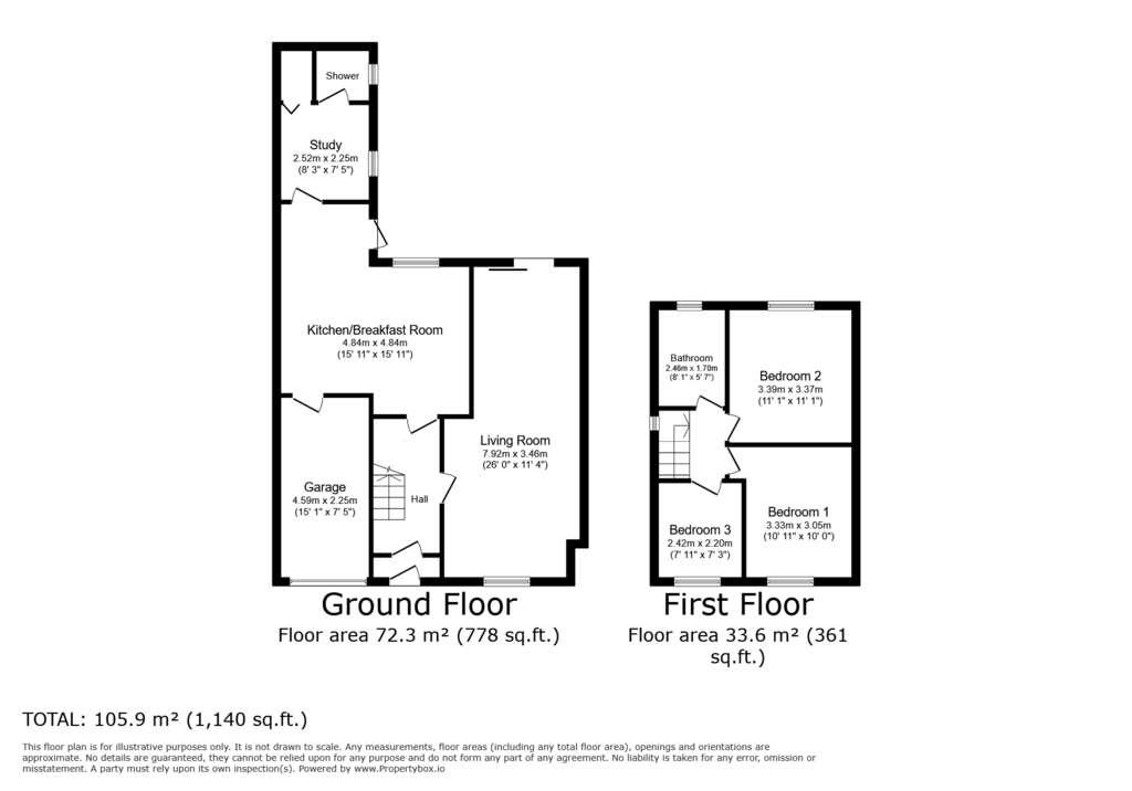 4 bedroom semi-detached house to rent - floorplan