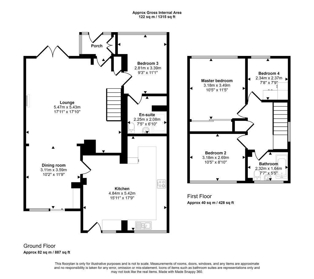 4 bedroom detached house for sale - floorplan