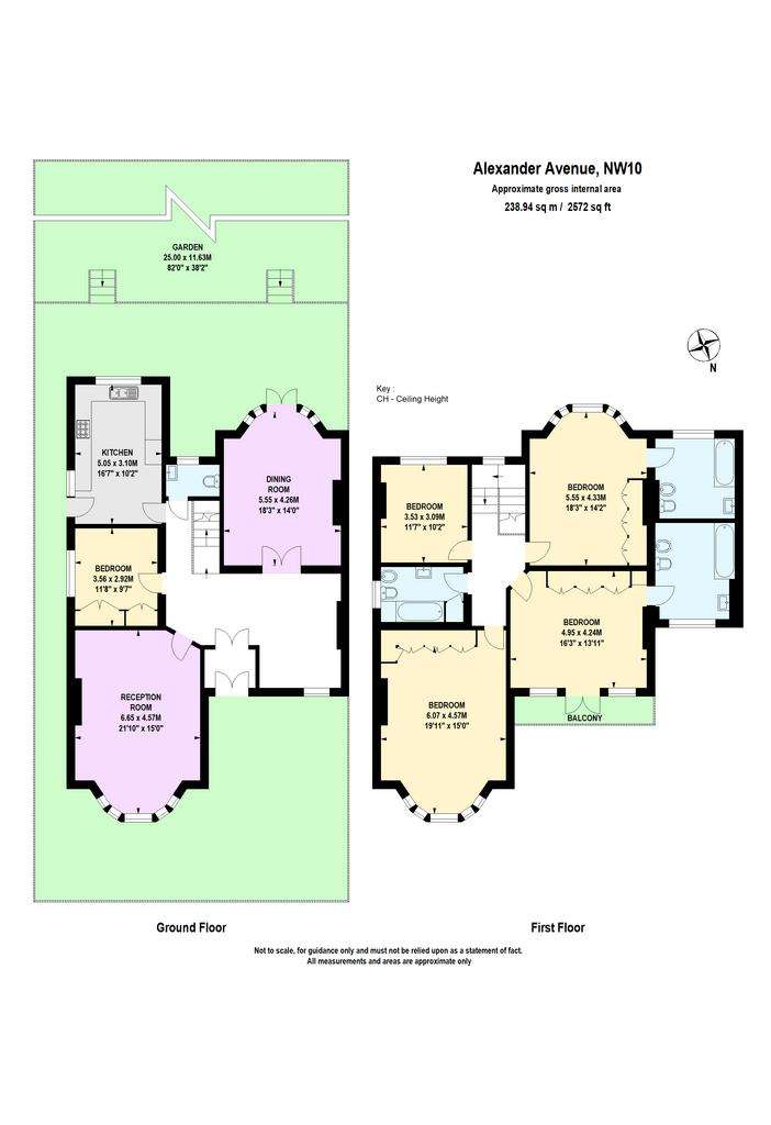 5 bedroom detached house to rent - floorplan