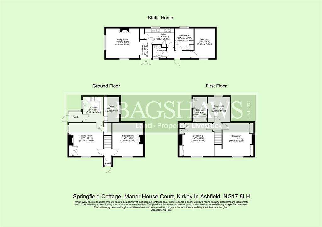 3 bedroom detached house for sale - floorplan