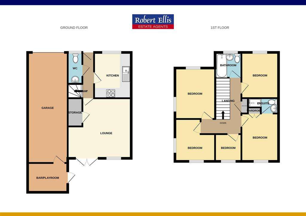 4 bedroom semi-detached house for sale - floorplan