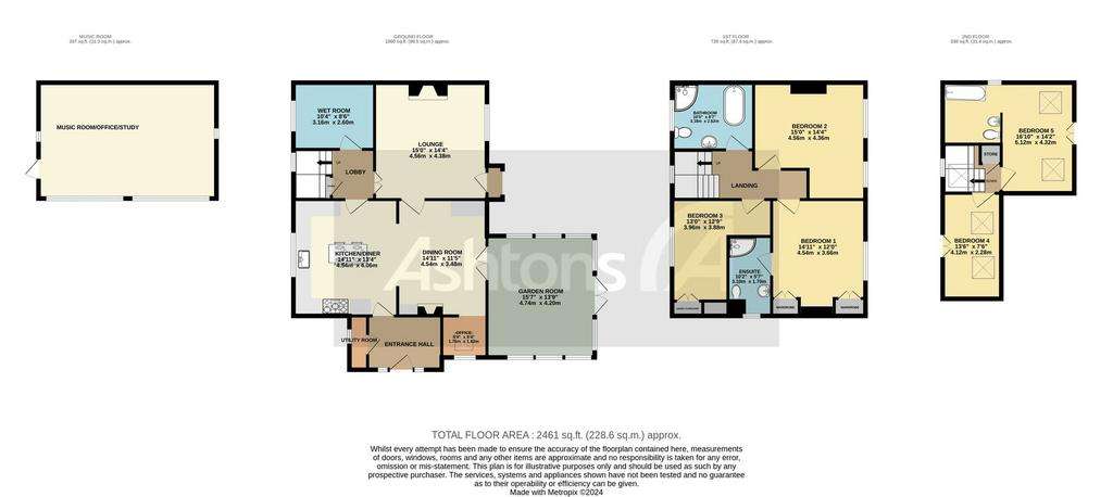 5 bedroom detached house for sale - floorplan