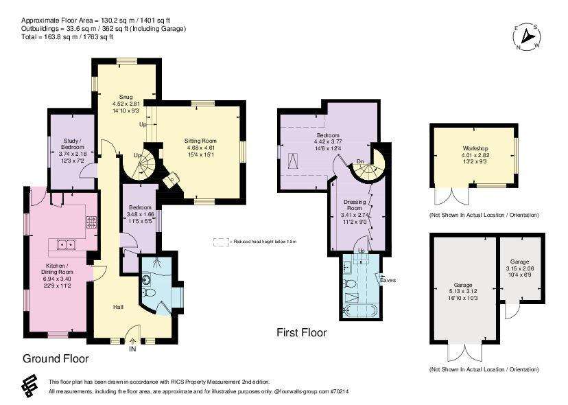 3 bedroom character property for sale - floorplan