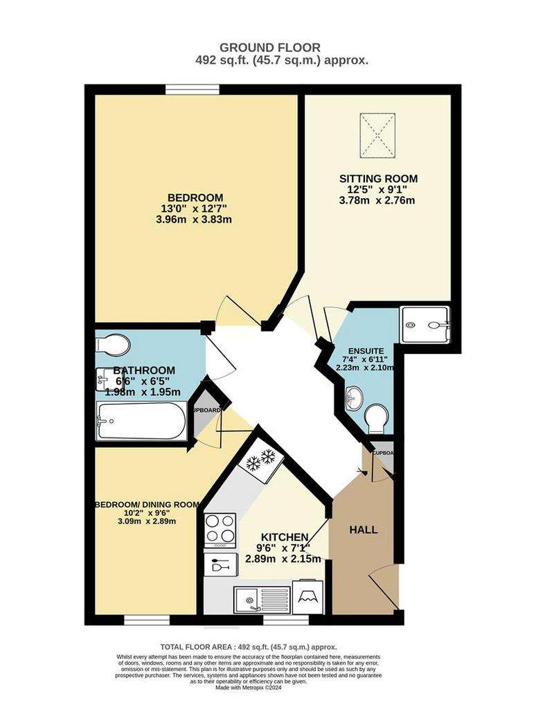 2 bedroom house for sale - floorplan