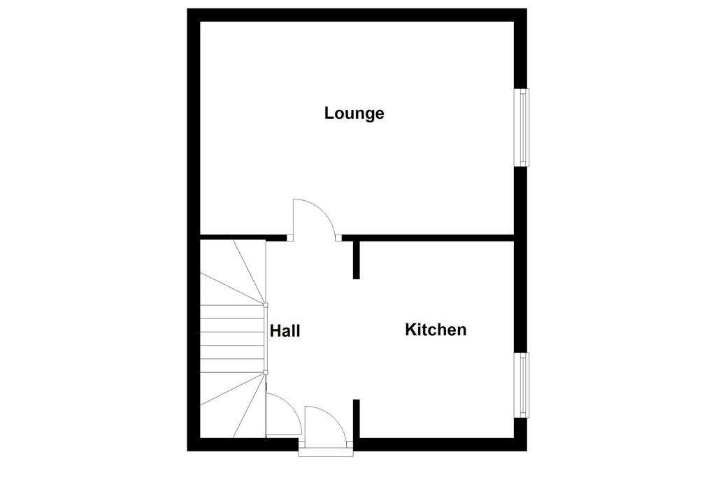 2 bedroom semi-detached house for sale - floorplan