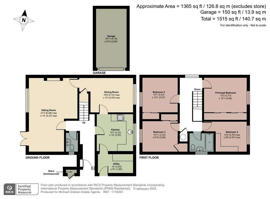 4 bedroom detached house for sale - floorplan