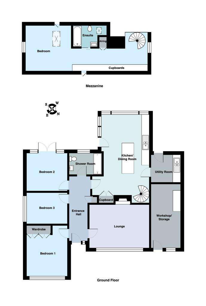 4 bedroom semi-detached house for sale - floorplan