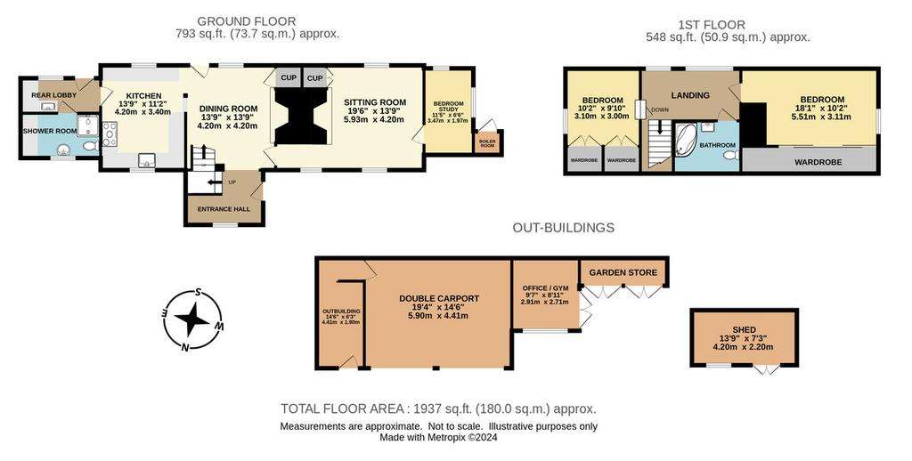 3 bedroom detached house for sale - floorplan