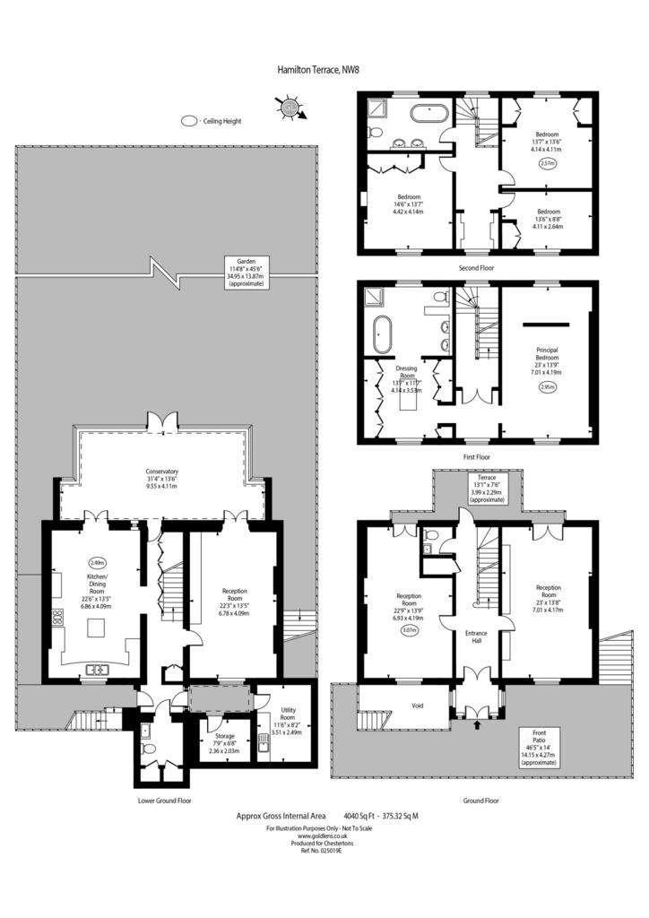 5 bedroom detached house to rent - floorplan