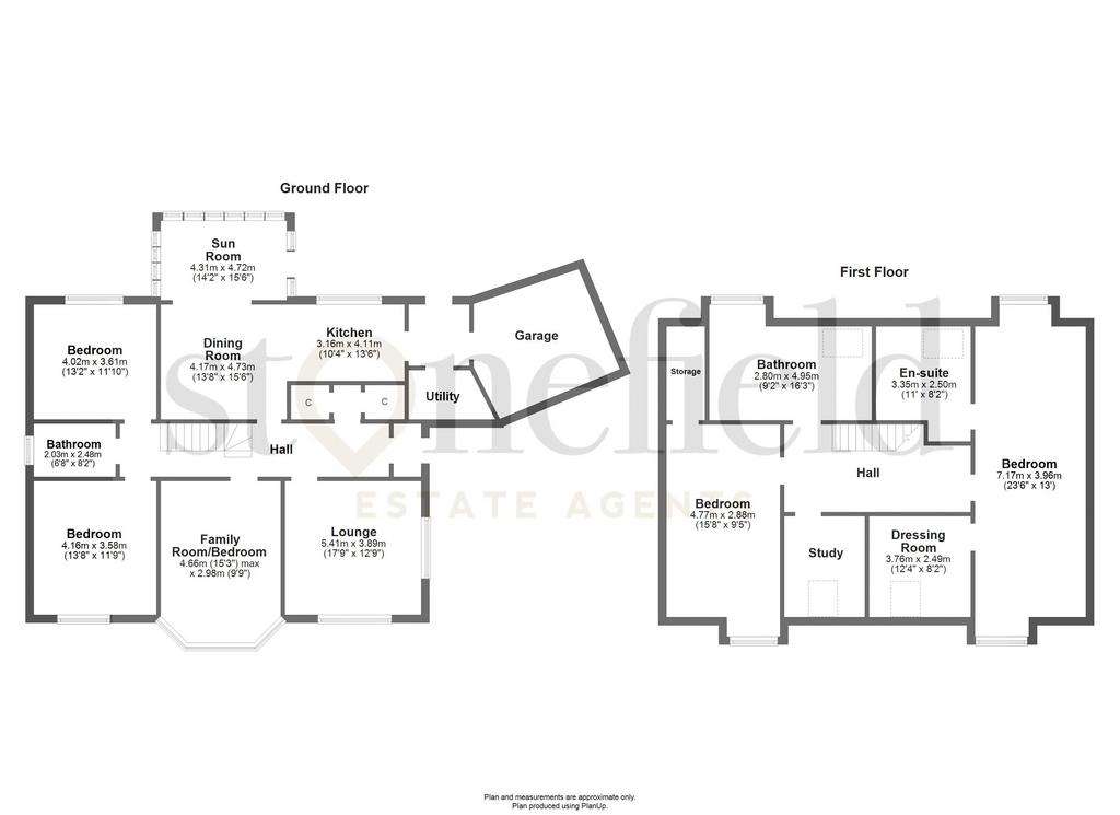 4 bedroom detached house for sale - floorplan