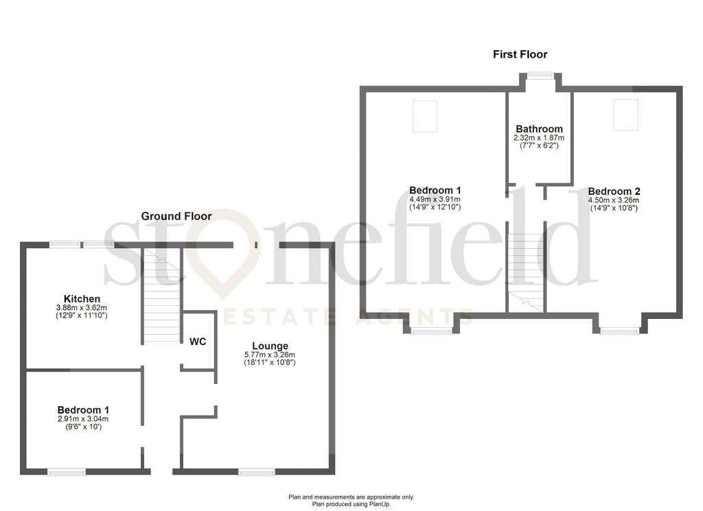 3 bedroom cottage for sale - floorplan