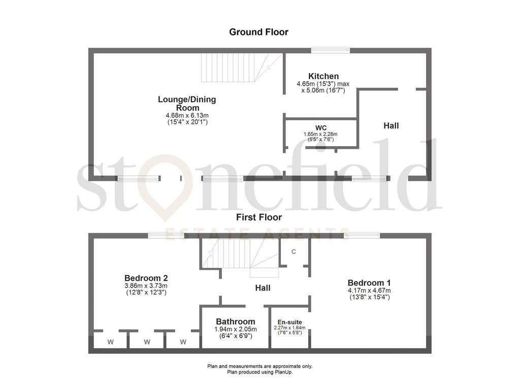 2 bedroom cottage for sale - floorplan