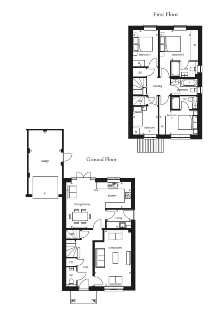 4 bedroom detached house for sale - floorplan