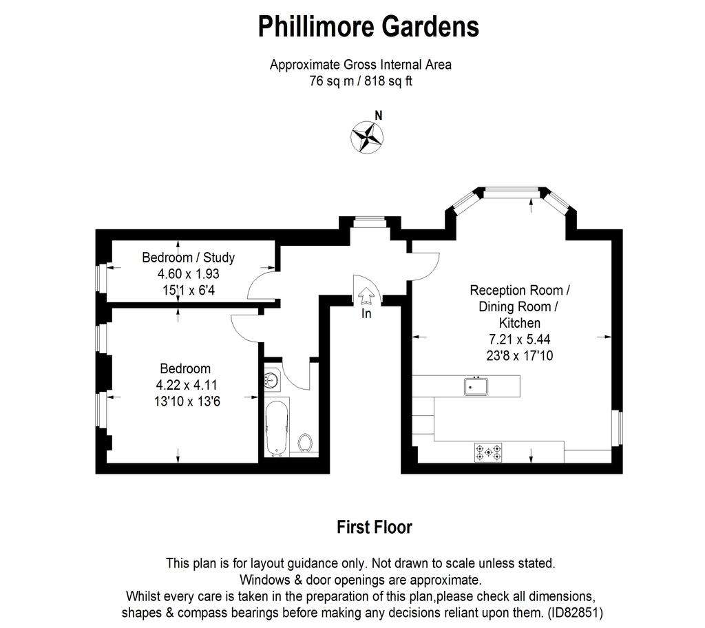 2 bedroom flat to rent - floorplan