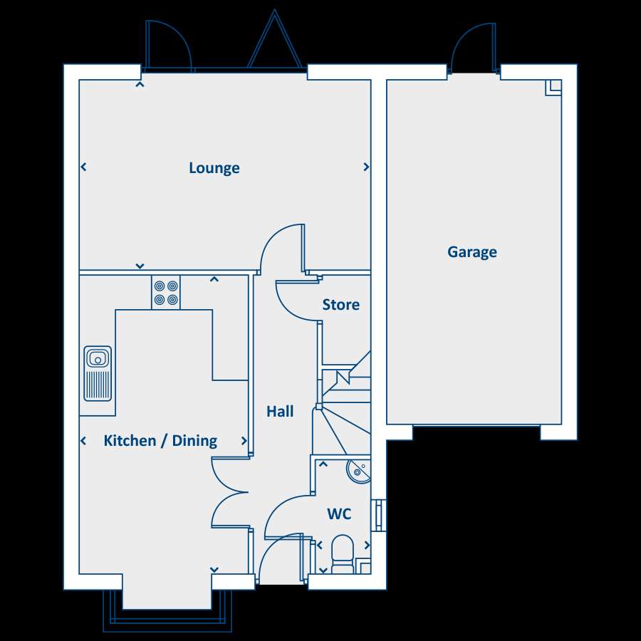 4 bedroom detached house for sale - floorplan