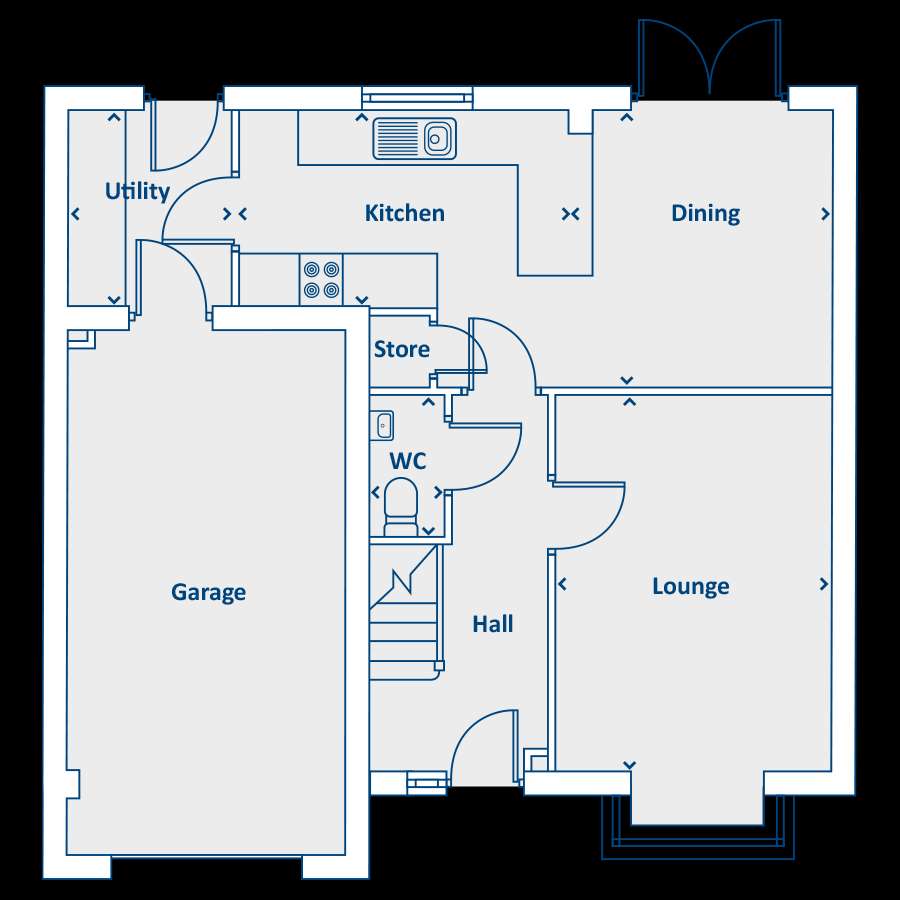 4 bedroom detached house for sale - floorplan