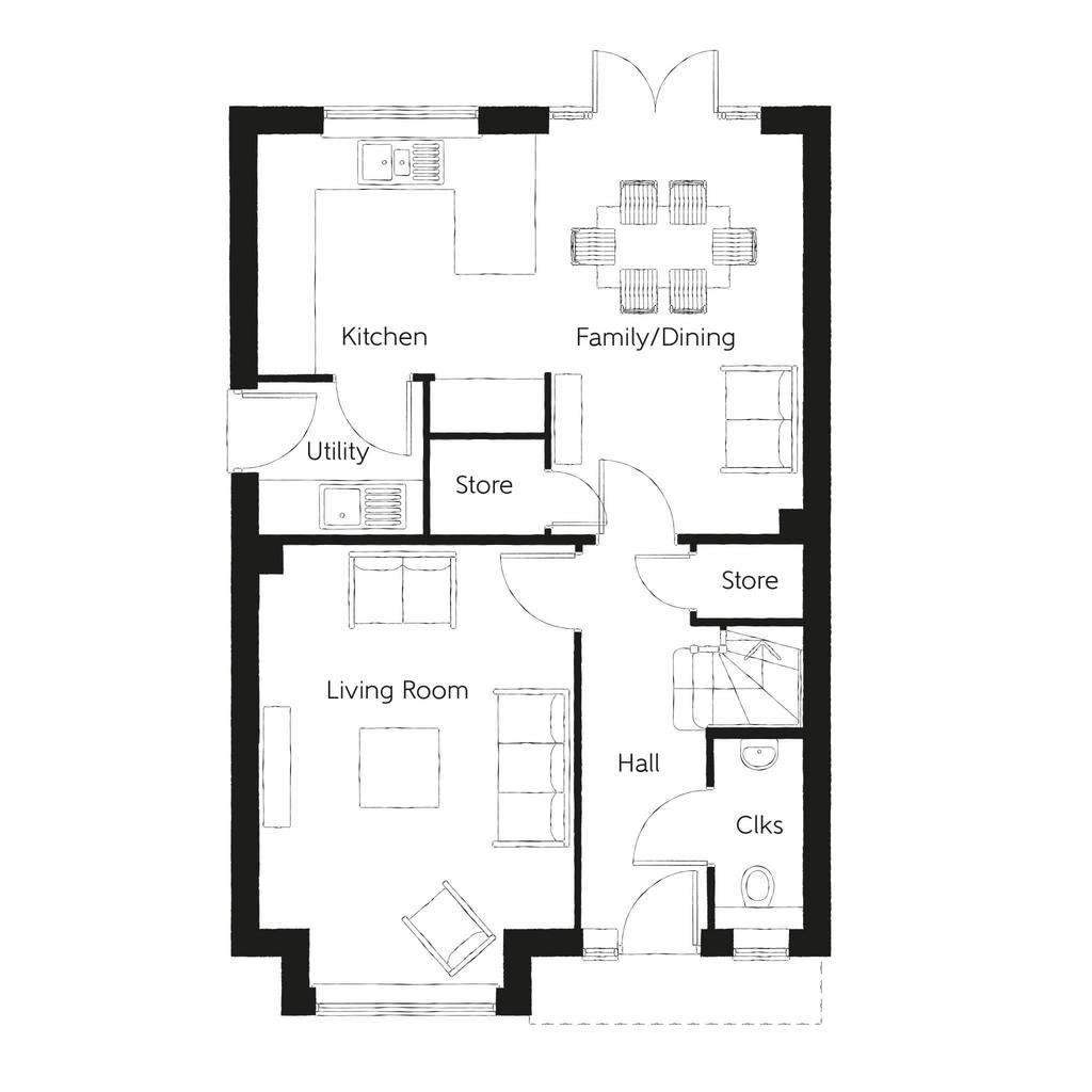 4 bedroom detached house for sale - floorplan