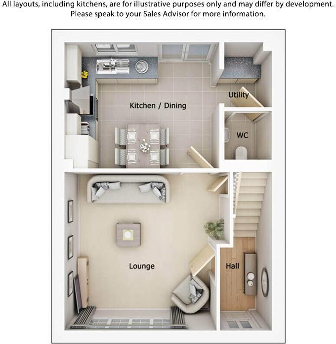 3 bedroom detached house for sale - floorplan