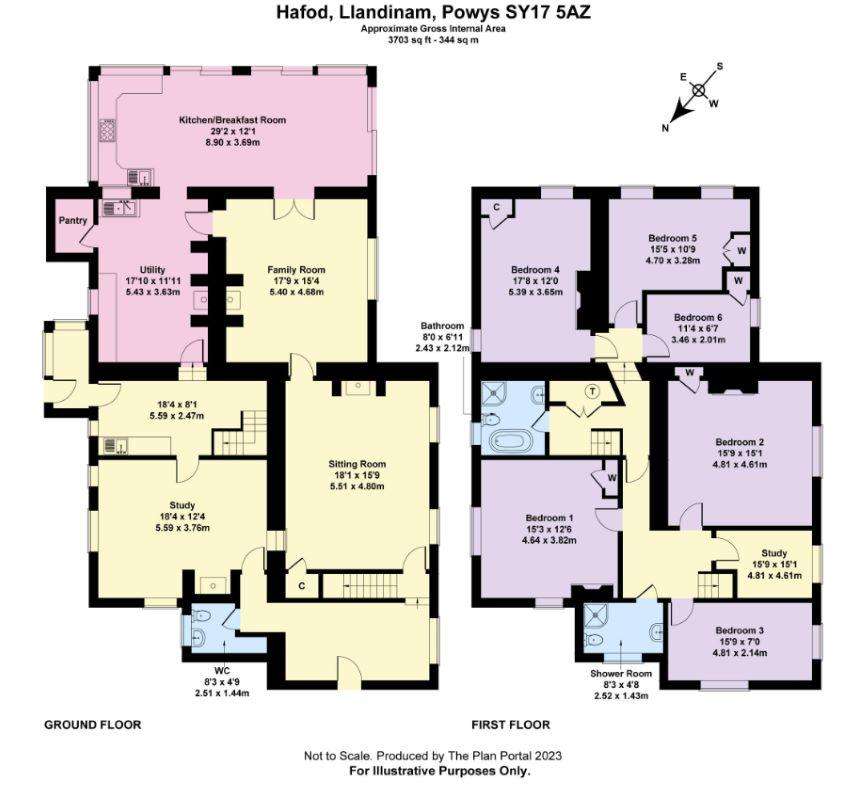 6 bedroom detached house for sale - floorplan