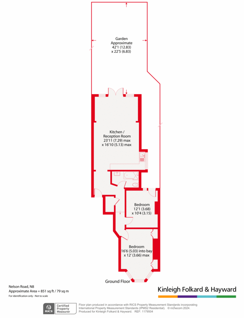 2 bedroom flat for sale - floorplan