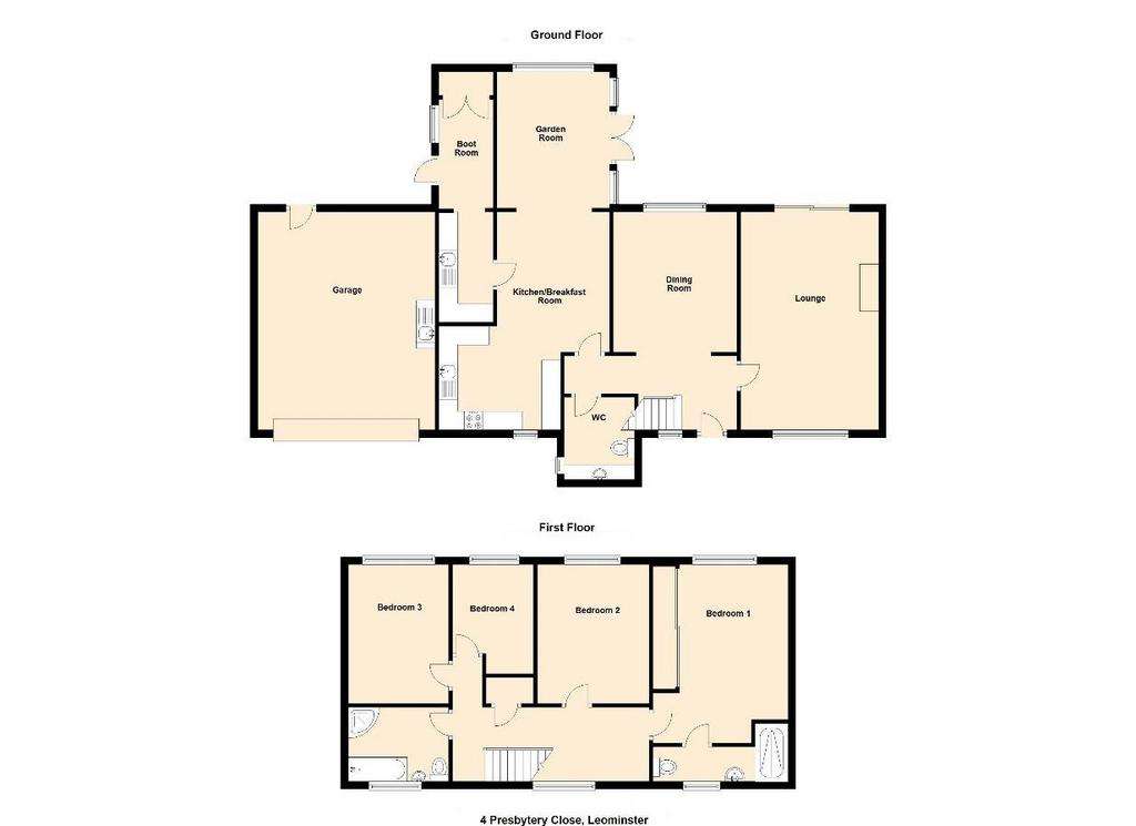 4 bedroom detached house for sale - floorplan