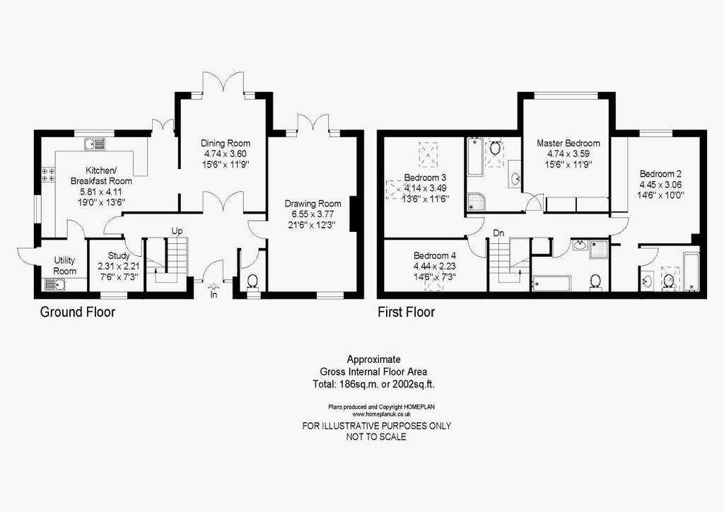 4 bedroom barn conversion for sale - floorplan