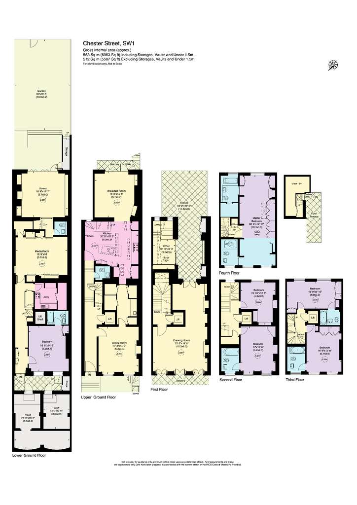 6 bedroom town house for sale - floorplan