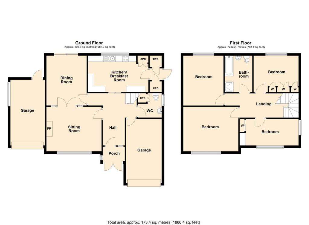 4 bedroom detached house for sale - floorplan