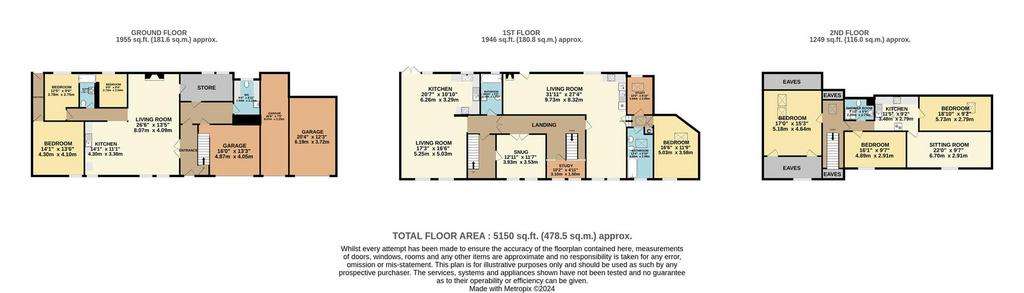 7 bedroom semi-detached house for sale - floorplan