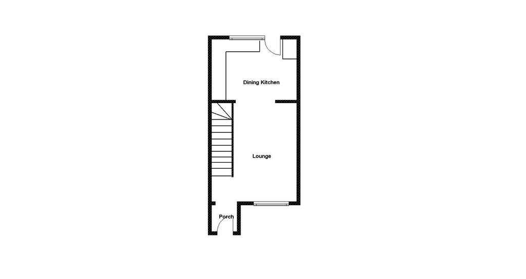 2 bedroom semi-detached house for sale - floorplan