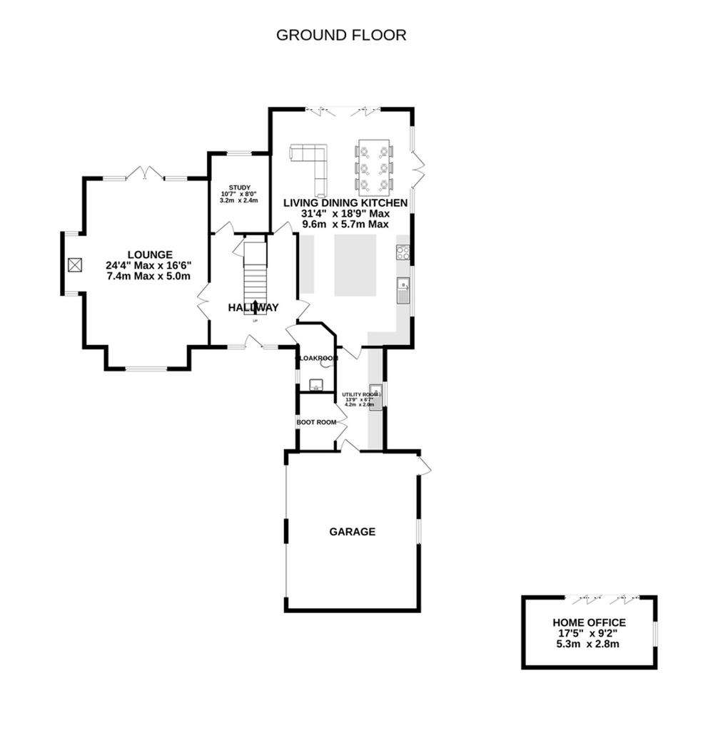 5 bedroom detached house for sale - floorplan