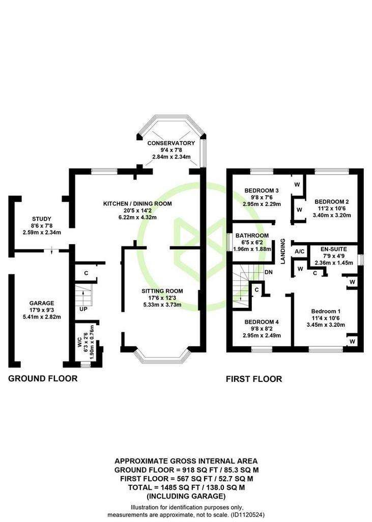 4 bedroom detached house for sale - floorplan