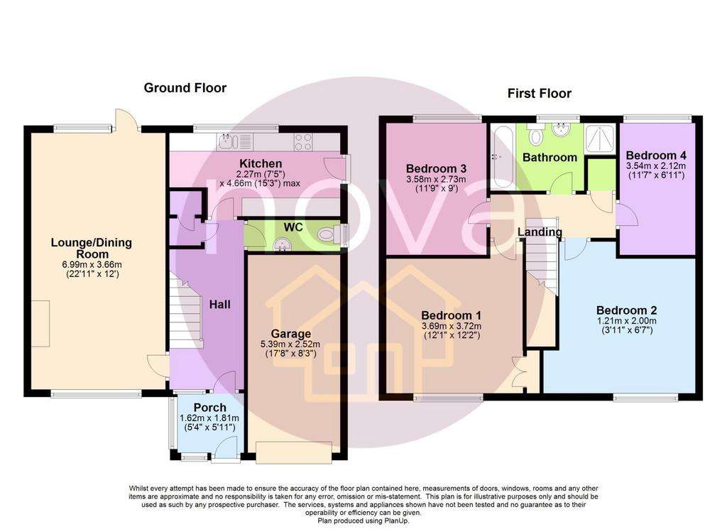 4 bedroom detached house for sale - floorplan