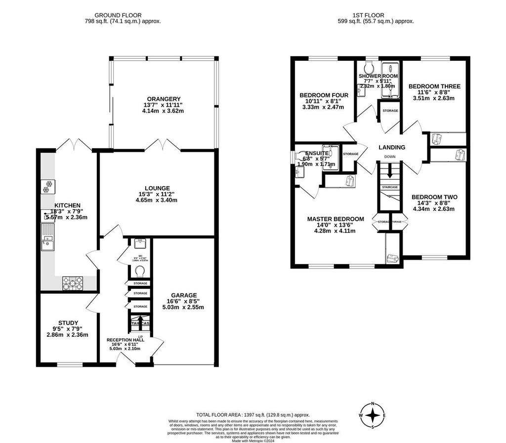 4 bedroom detached house for sale - floorplan