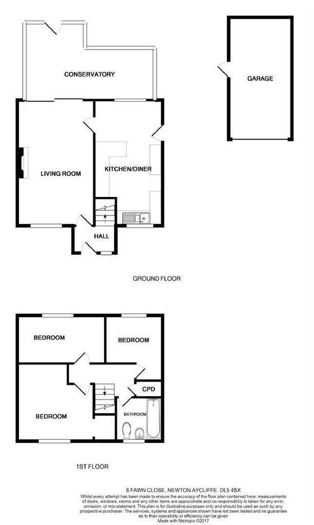 3 bedroom detached house for sale - floorplan